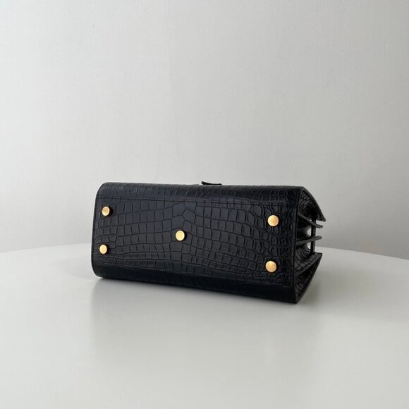 Saint Laurent Small Sac de Jour in Crocodile Embossed Leather - Picture 5 of 5